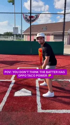 Send this to someone with oppo taco power 💥 #baseball 