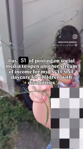 Hi! 👋🏼 My name is Danielle Moreno-Magana and I am a former Special Education teacher turned Child Care Provider who services toddlers with and without disabilities 👩🏻‍🏫✨ This is DAY 51 of posting every day on social media so I can keep funding my Home Daycare for toddlers with and without special needs in order to promote an inclusive environment in the daycare space ☺️✨ I hope you stick around for my journey… cus it’s going to be a good one 😉 Home daycare, home daycare life, SAHM side hustle ideas, help me raise money for my home daycare, inclusion matters, autism acceptance #homedaycare #inclusionmatters #autismacceptance 