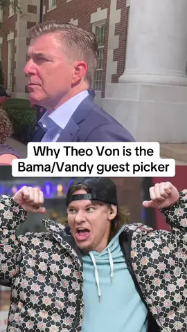 Rece Davis is asked about ESPN College GameDay’s decision to invite Theo Von to be the show’s guest picker in Tuscaloosa before Alabama-Vanderbilt 