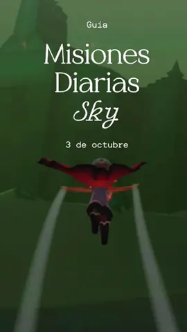 Misiones diarias Sky Niños de la Luz HOY 3 de octubre + TICKETS 🌙 + Pasteles + Velas + Fragmentos 🎮 SKY COTL – 3 de octubre 📍 Misiones: Páramo 🎂 Pasteles: Bóveda 💥 Fragmentos: Valle, Aldea de los Sueños ¡No olvides los tickets del evento! 🔥   En este video te muestro cómo completar rápido las misiones para que no pierdas tiempo. 🕯✨   Dale like si te ayudó y comparte #SkyNiñosDeLaLuz #SkyCOTL #MisionesSky   #FragmentosSky #DíasDeLuzDeLuna