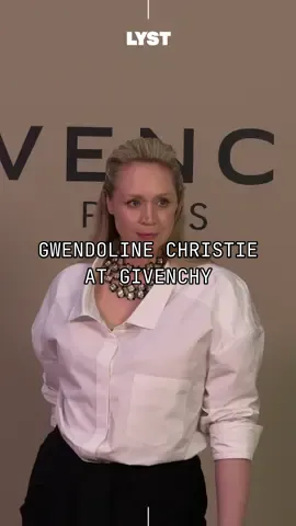 #GwendolineChristie at @Givenchy SS26 #Givenchy #GivenchySS26 