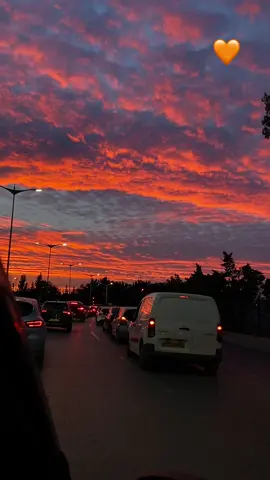 Today’s sunset🧡😻 #sunset #dzair🇩🇿 #alger 
