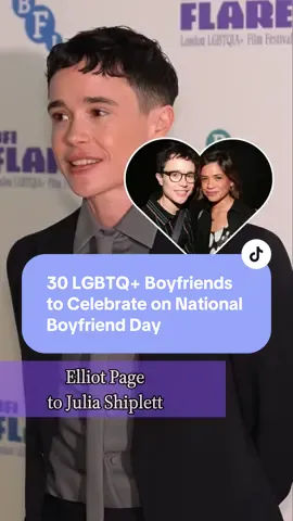 Happy National Boyfriend Day to our favorite celeb boyfriends! Reminder: “to _” means they are not a boyfriend 💜 #queertiktok #nationalboyfriendday #elliotpage #samsmith #lilyrosedepp 