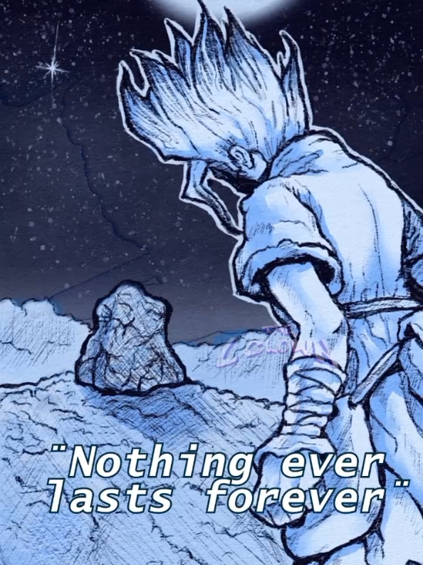 Nothing ever last forever... first time making these type of edits waaa, how we feeling chat :b #senkuishigami #drstone #byakuyaishigami #animation #senkuedit 