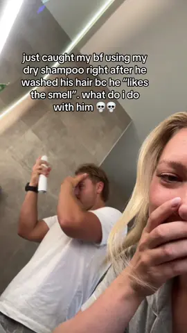 why are men like this #frizzyhair #wavyhair #couplegoals #boyfriend #bfgoals  