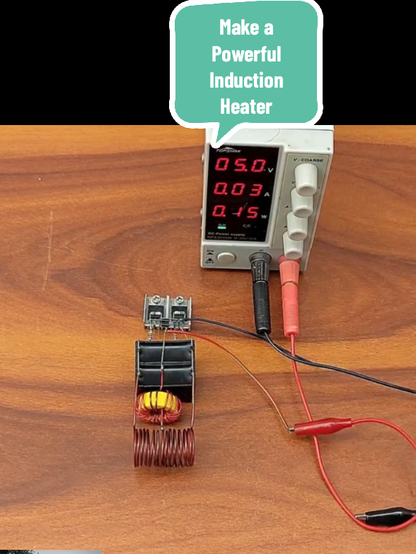 Make a Powerful Induction Heater#electronics #video #viral #video #foryou #tiktok_indan 
