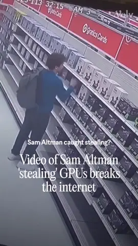 The most liked video on OpenAI’s new Sora 2 app is a fake CCTV clip of CEO Sam Altman stealing GPUs from Target. Made by an OpenAI researcher, the AI-generated video, with grainy footage, security cam angle, and natural motion, is convincing enough to fool casual viewers. It highlights Sora 2’s power, but also its risks, with no watermarks or context to signal it’s fake.