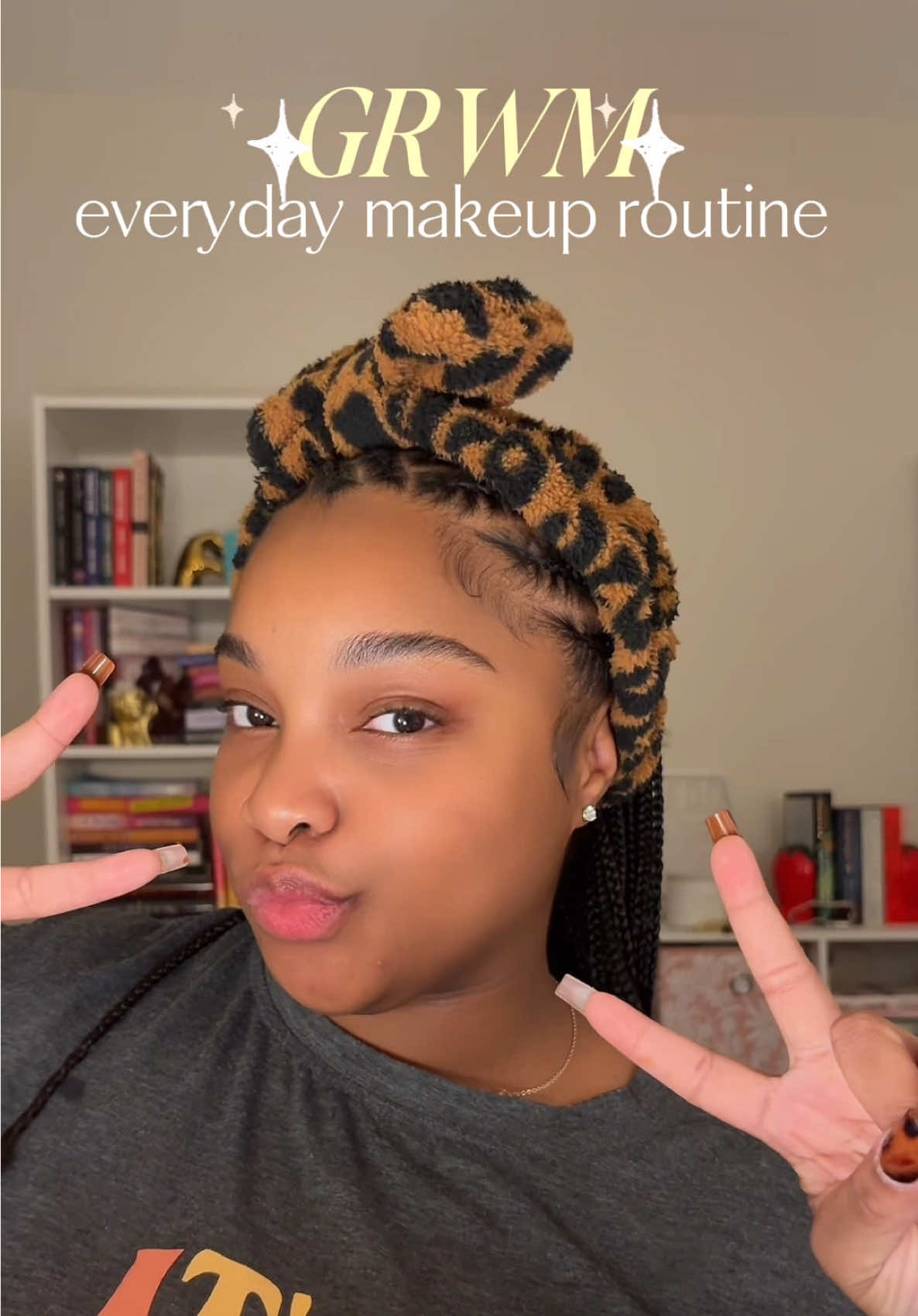 GRWM for my everyday makeup routine ✨ Simple, cute, and beginner-friendly💄 What’s your go-to everyday product? 👀 @Benefit Cosmetics- Precisely, My Brow Pencil @L.A. Girl Cosmetics- HD Pro Concealer @milkmakeup- Hydro Grip Primer @elfcosmetics- Hydrating Camo Concealer @Charlotte Tilbury- Airbrush Flawless Finish Brightening  Powder & Setting Spray @Too Faced Better Than S*x Mascara  @NYX Professional Makeup Matte Lip Liner “Cold Brew” & Butter Gloss “Fortune Cookie” #GRWM #EverydayMakeup #MakeupRoutine #BeautyTok #BlackBeautyTok      