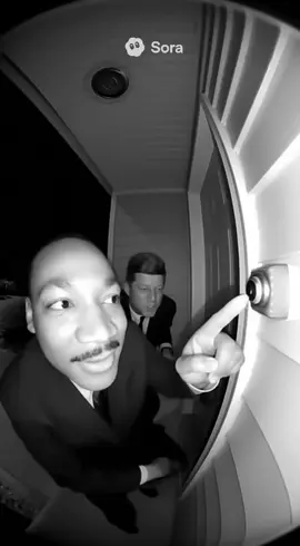 MLK and JFK Ding Dong Ditch 😂😂 #sora #chatgpt #openai #mlk #jfk 