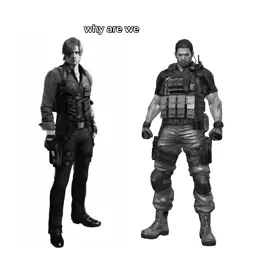 will repost if this gets under 300 views idc ... 🥹🤞 . . . . . . . . tags #residentevil6 #residentevil #leonkennedy #piersnivans #chrisredfield 