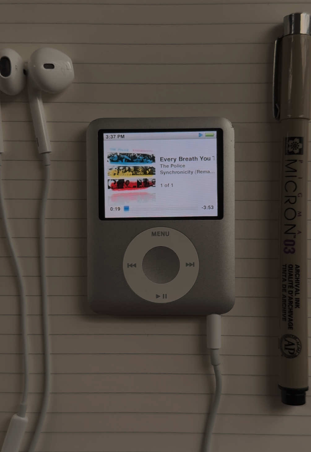Every Breath You Take by The Police #thepolice#everybreathyoutake#ipod #mp3 