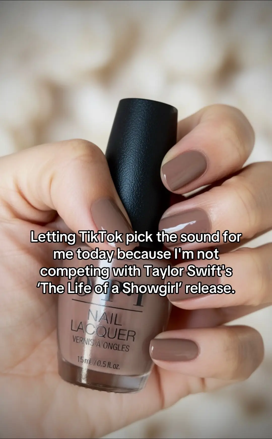 Letting TikTok pick the sound for me today because I'm not competing with Taylor Swift's ‘The Life of a Showgirl’ release. #taylorswift #thelifeofashowgirl