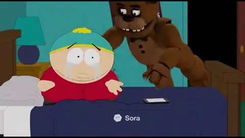 Cartman invests in Hawk Tuah Coin😭😭😭 #ai #sora #southpark #fyp 