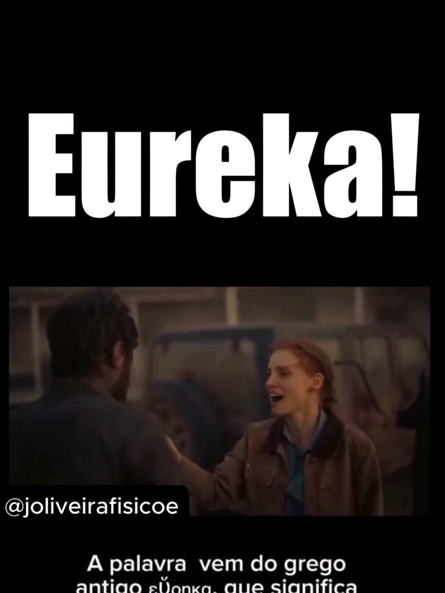 A palavra “Eureka” (“Eu encontrei!”) ficou famosa com Arquimedes, que a gritou ao descobrir um princípio científico. Ela simboliza o momento de iluminação e descoberta. No filme Interestelar, a palavra representa essa explosão de insight, ligando descoberta e esperança. #Eureka #Arquimedes #Descoberta #Insight #Ciência #interstellarmusic #Curiosidade