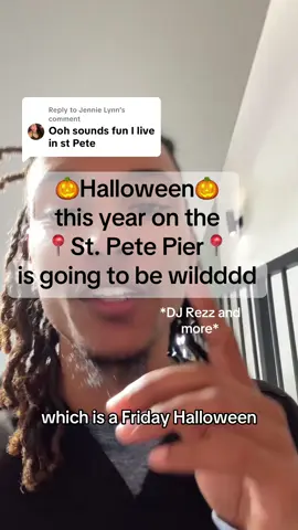Replying to @Jennie Lynn I know so many people that have already gotten their tickets.. REPOST if you’ll be there🙌🏾🙌🏾🙌🏾 Even if you’ve never been to anything like this.. i would highly recommend giving it a shot the visuals are about to be INSANE. @REZZ see you there 🫡  #stpetersburg #stpete #stpetepier #halloween #tampa 