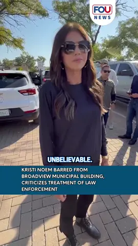 October 3, 2025 In a video from The Benny Show, Kristi Noem reported that she and her team were blocked from entering the Village of Broadview Municipal Building in Illinois while stopping for a brief bathroom break. Noem noted that Broadview is a public building and receives at least $1 million in federal funding annually. According to her, the incident highlights the challenges law enforcement officers face in cities led by Democratic officials, including Illinois Governor JB Pritzker. Noem described being barred at the doors and yelled at as part of the everyday reality for officers performing their duties. She emphasized that the purpose of law enforcement efforts is to remove criminals, terrorists, gang members, and illegal drugs from communities to make families safer. Noem framed the incident as an example of disrespect and harassment toward officers simply doing their jobs to maintain public safety. In her post, she emphasized the importance of protecting law enforcement personnel and ensuring they can operate without obstruction, particularly in municipalities that receive federal funding. The incident reflects ongoing tensions between local government leadership and law enforcement officials working in high-pressure urban environments. What are your thoughts on the treatment of law enforcement officials in municipalities, and how can public safety operations be supported more effectively? #tiktoknews #news #KirstiNoem #Illinois #ICE  