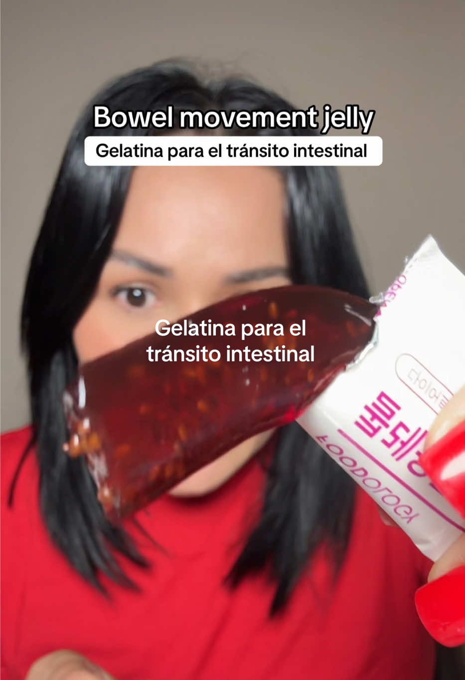 este suplemento es una gelatina que ayuda a mejorar el tránsito intestinal… 