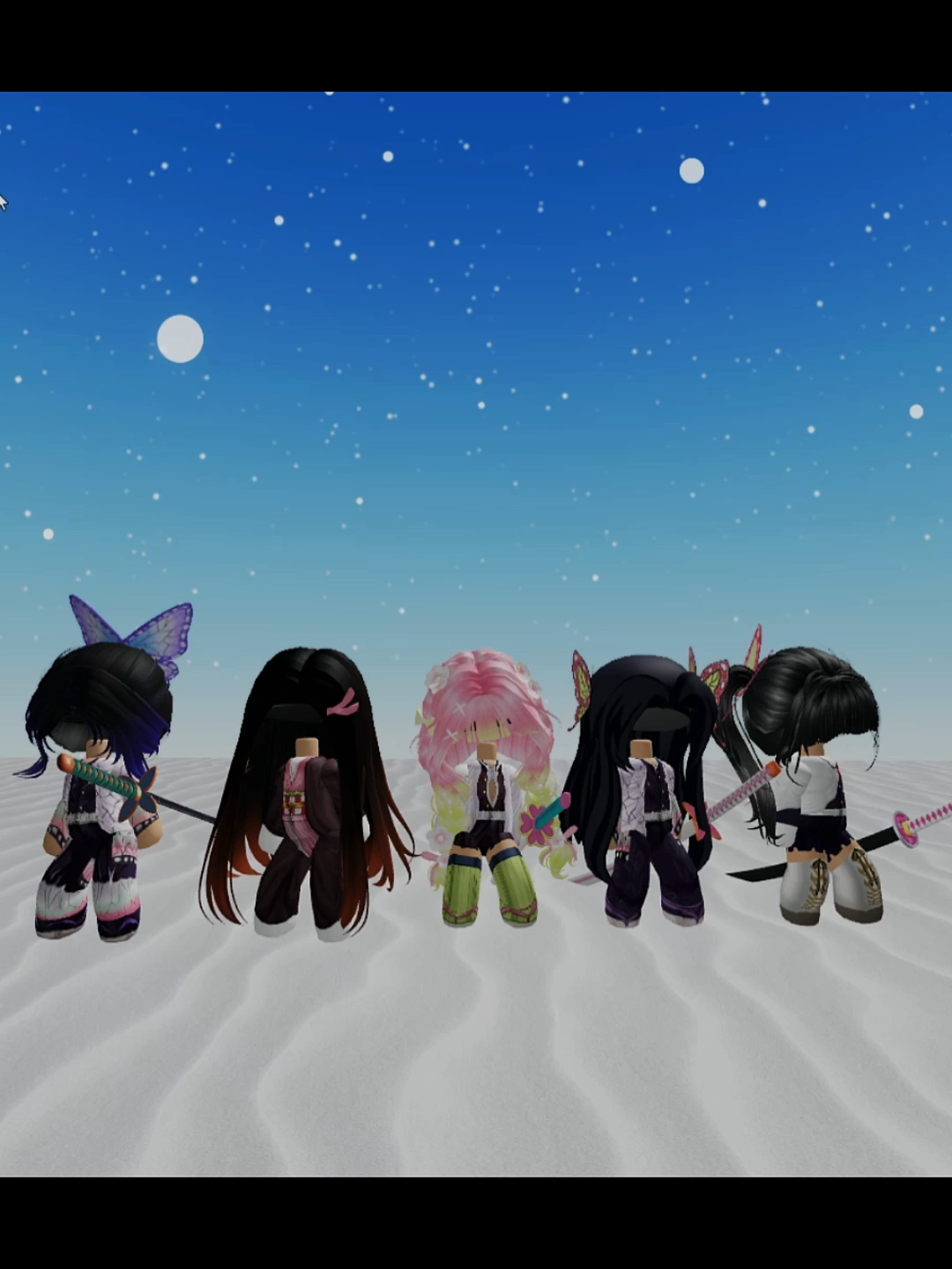 Demon Slayer girls #roblox #viraltiktok #edit #auroragamer