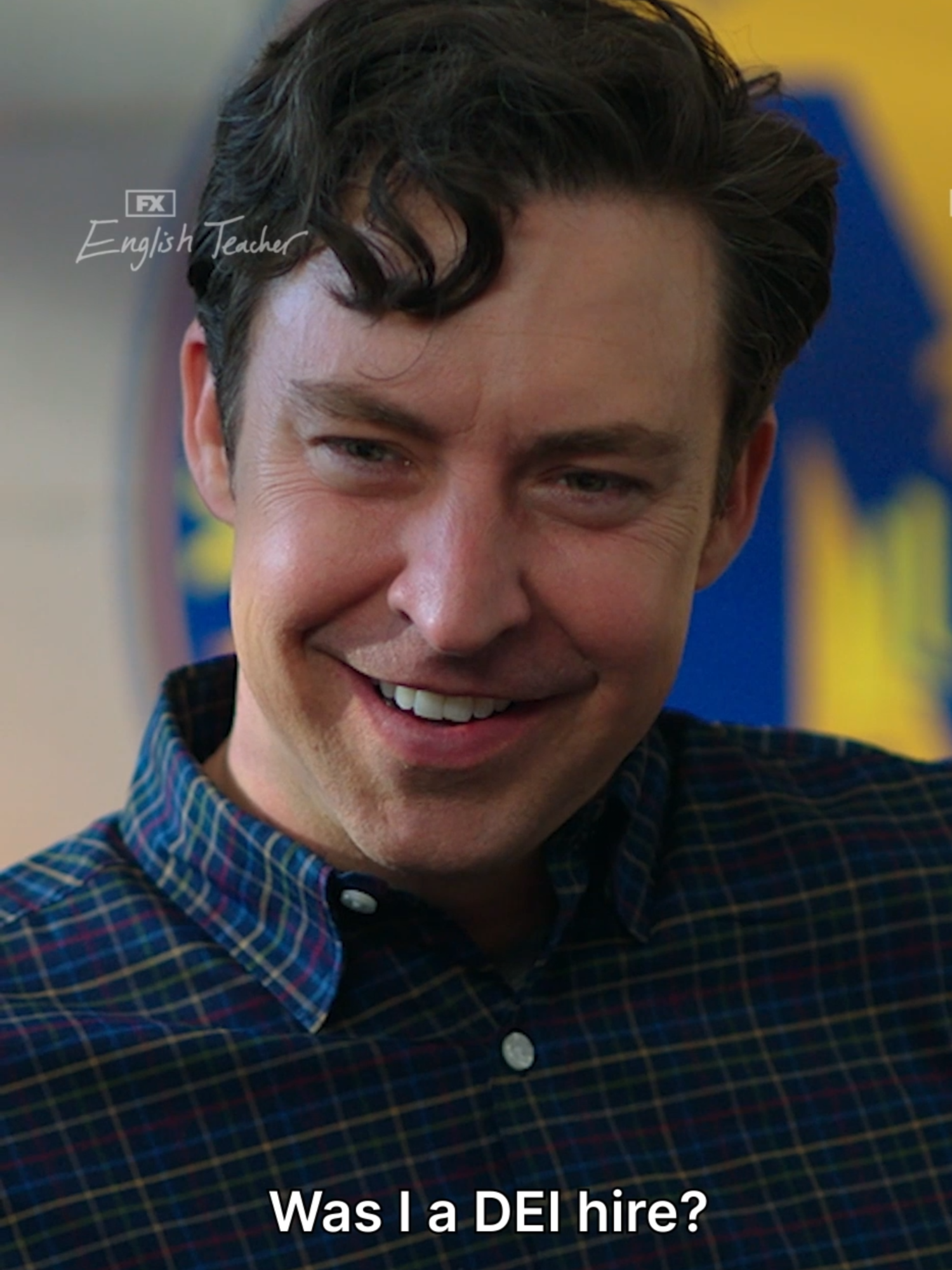 What happened pre-COVID should stay pre-COVID. FX's English Teacher. Thursdays on FX. All episodes streaming on Hulu. #EnglishTeacherFX