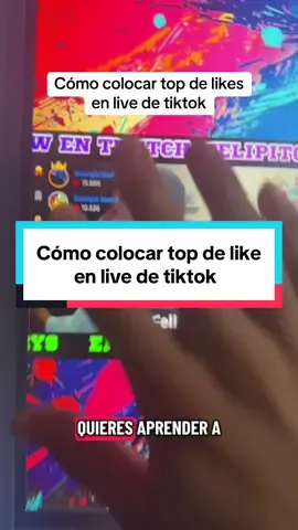 Cómo colocar top de likes en live de tiktok #streamer #obs #tutorial #tikfinity #tiktoklive  