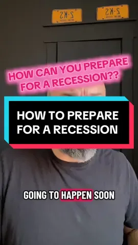 How to prepare for a recession  #TikTokLearningCampaign #financialliteracy #recession #investing #trump 