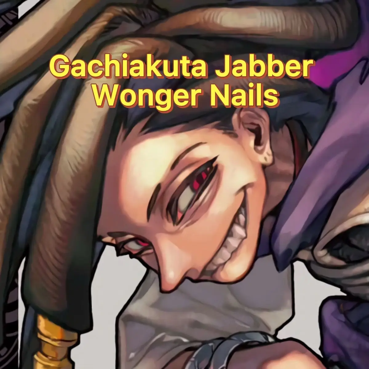 It’s ya boyyyy - JABBER. His design is probably one of my favorites so far. I added a slide with my design process and some tips on making the ring claw stand out. Making these nail designs have really challenged me as an artist but it’s super fun so far! Rudo is likely going to be next!  #gachiakutanime #Jabber #anime #animenails #nailart 