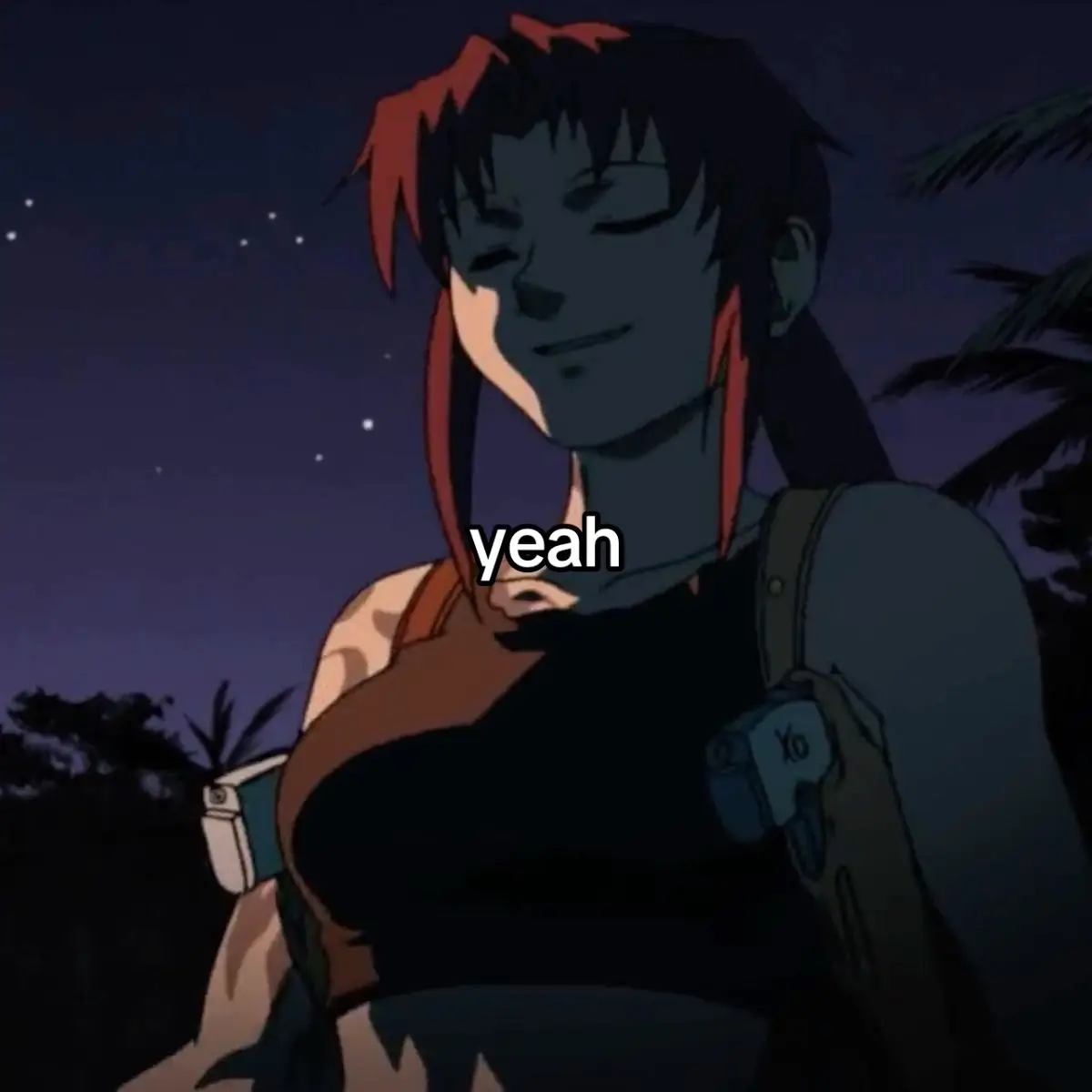 jk i love my goat. common jaydamo hopping on anime trend just to disappear  #blacklagoon #fypツ #anime #manga #revy 