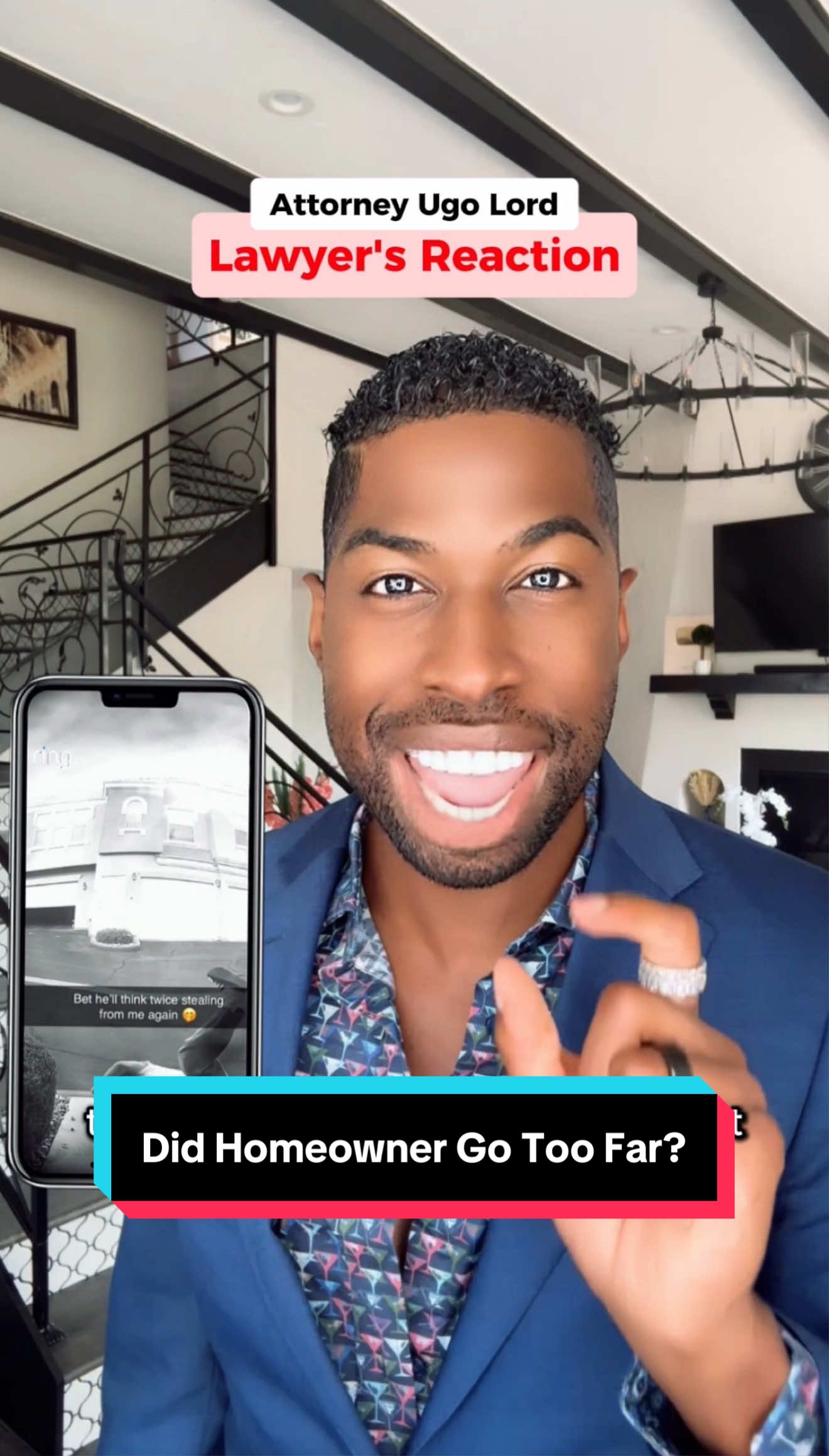 Homeowner’s Explosive Trap “Blows Up” Porch Pirate! Is This Homeowner Guilty Of A Crime?  Attorney #UgoLord Reacts! #lawyer #TikTokPartner #TikTokLearningCampaign #stitch with  @Ki-ke 