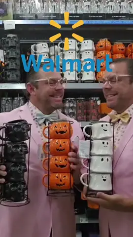 Walmart has 4 pk. SPOOKY MUGS ONLY $12.47!@Walmart #walmarttwins #twins #walmart #halloween #coffee 