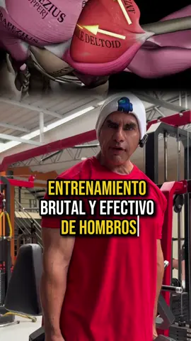 HOMBROS MASIVOS Y EXPLOSIVOS ✅💪🏽🏆Posteriores para redondez, laterales para amplitud, press para anteriores y mediales, remo para consolidar. #coachmadroking  #madroking #hombros
