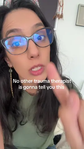 No other therapist is going to tell you this so I will. What did I miss? #trauma #traumahealing #traumatherapy 