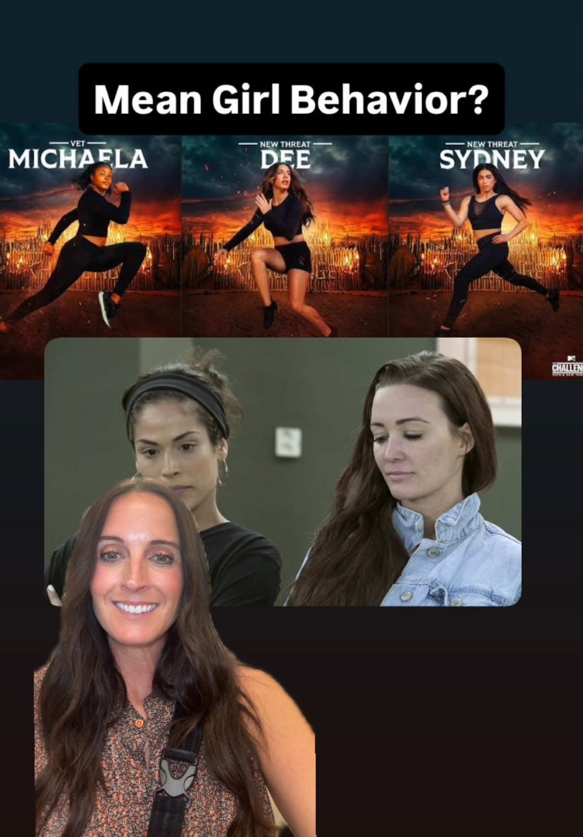 I think it’s a combination of both, but please tell me what you think! #thechallenge #mythoughts #justiceforct #mtvthechallenge #meangirls 