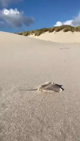 Beautiful sand skate. It’s so cute and pretty right #fyp #pets #animals #nature #cute 