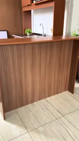 Bancada Ripada para Cozinha 128cm Cairo Fidelitá Freijó. #bancada #ripada #ripado #cozinha #decoracao   