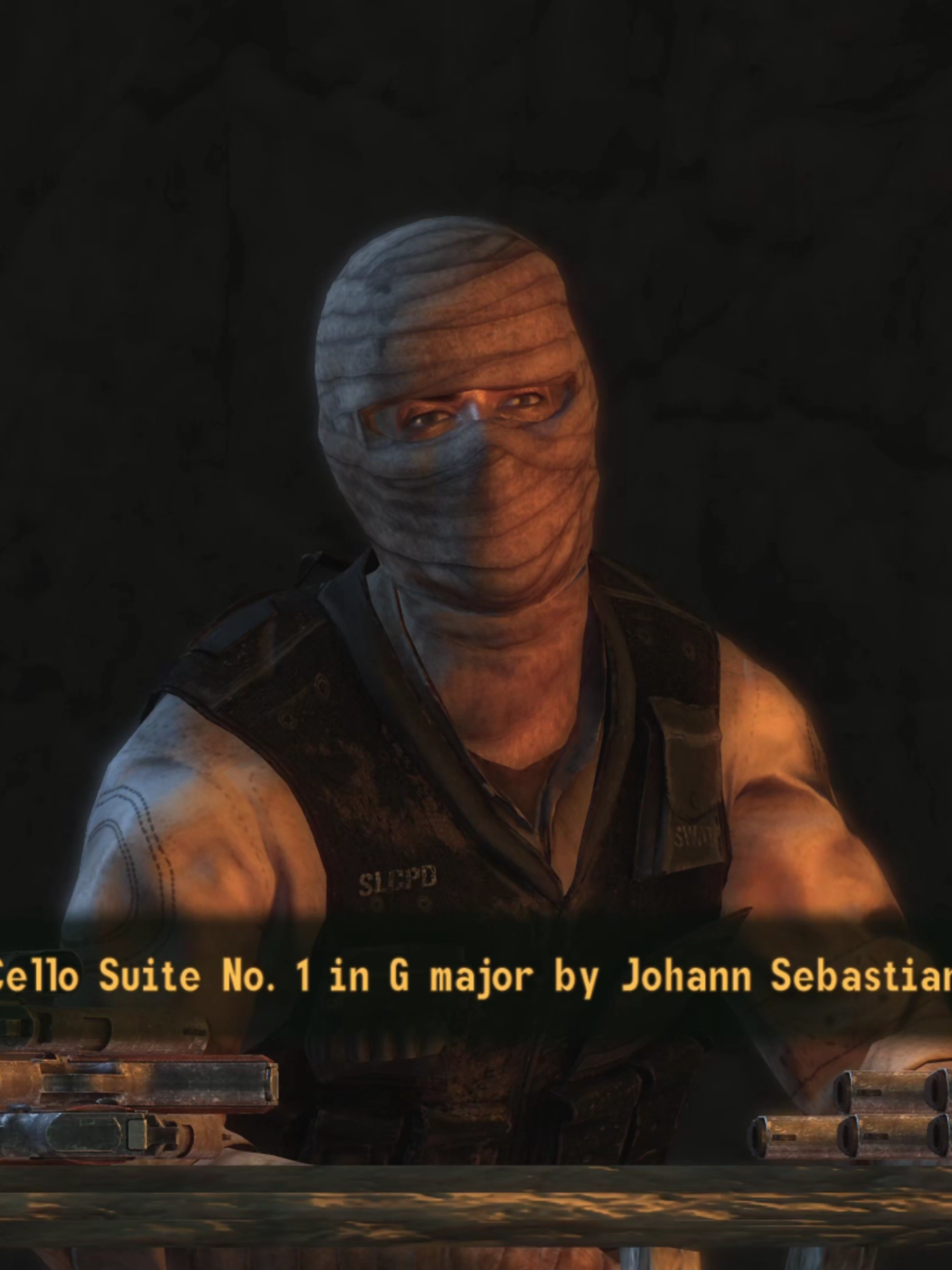Joshua Graham Sing Cello Suite No. 1 in G major by Johann Sebastian Bach  #falloutnewvegas #fallouttvshow #falloutmods #fallout4 #fallout