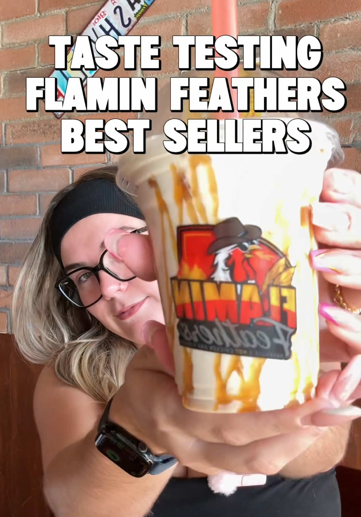 you know what, hell yeah 🫦  Thank you for having us @Flamin Feathers — we’ll be back ❤️‍🔥 #columbusohio #tastetest #foodreview #nashvillehotchicken #newrestaurant 