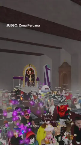 El Señor de los Milagros en Roblox! #zonaperuana #procesion #señordelosmilagros #roblox #peru 