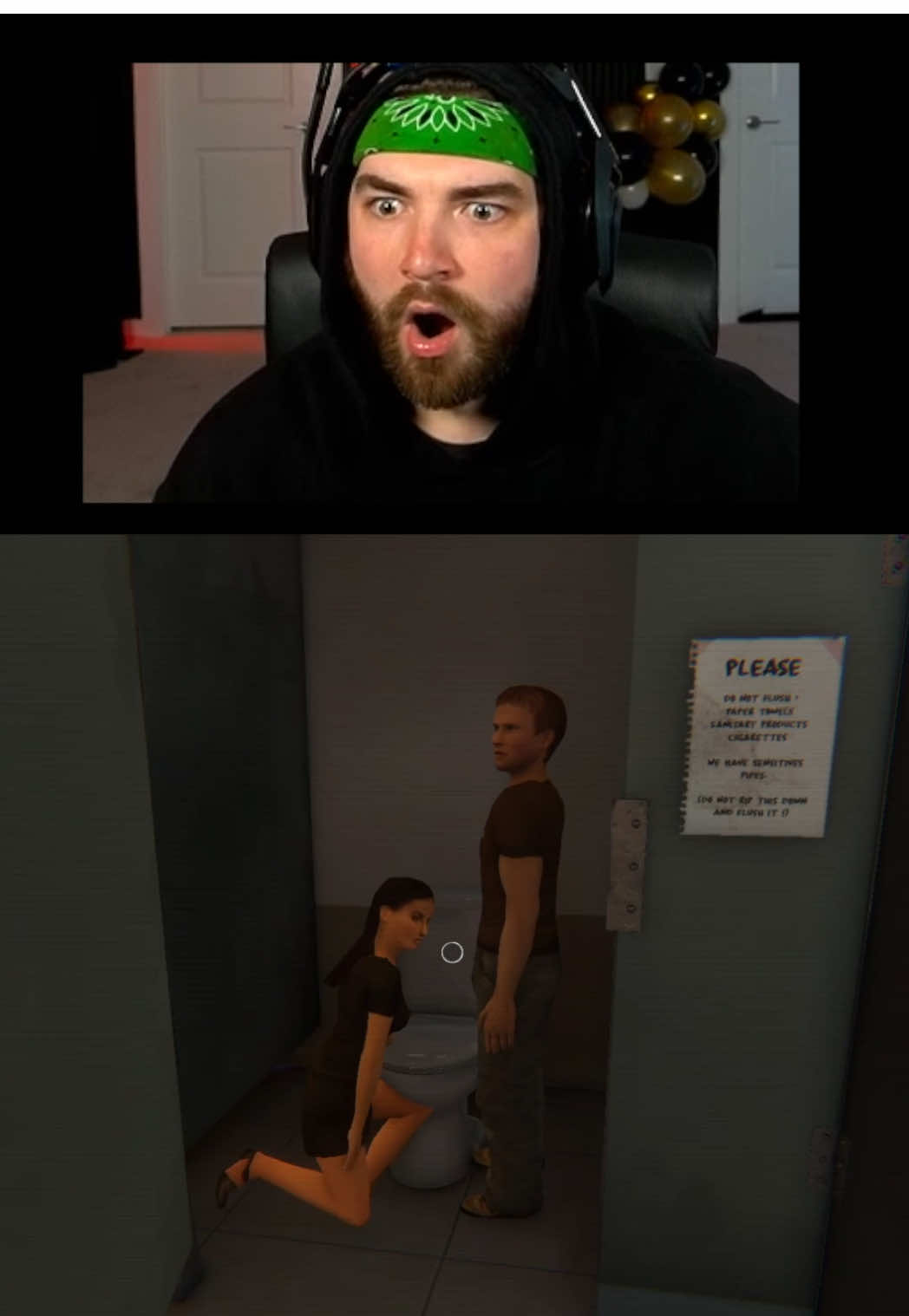 I couldn’t believe my eyes 💀 #fyp #twitch #stream #streamer #horrorgame 