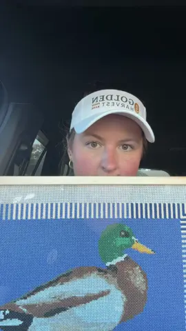 This duck owns me until further notice @NeedlePaint.com #needlepoint #needlepointcanvas 