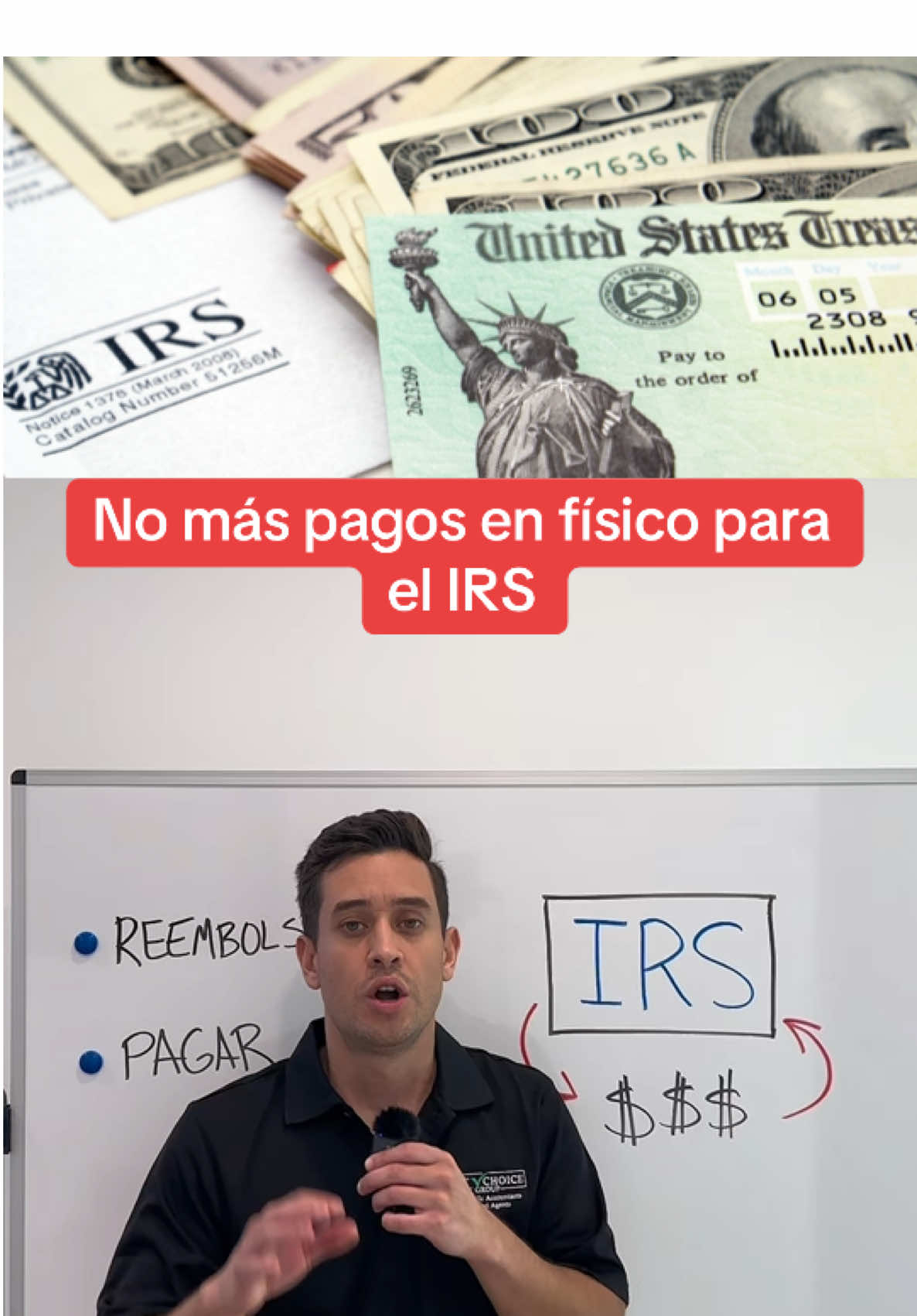 A partir del 30 de Septiembre, el IRS es totalmente digital con los pagos que envían y reciben.  #irs #tax #creatorsearchinsights #fyp 