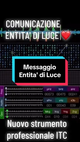 Messaggio Entita' di Luce ❤️🌟Nuovo strumento professionale ITC #aldila #spiritualtiktok #spiritual #metafonia #psicofonia 