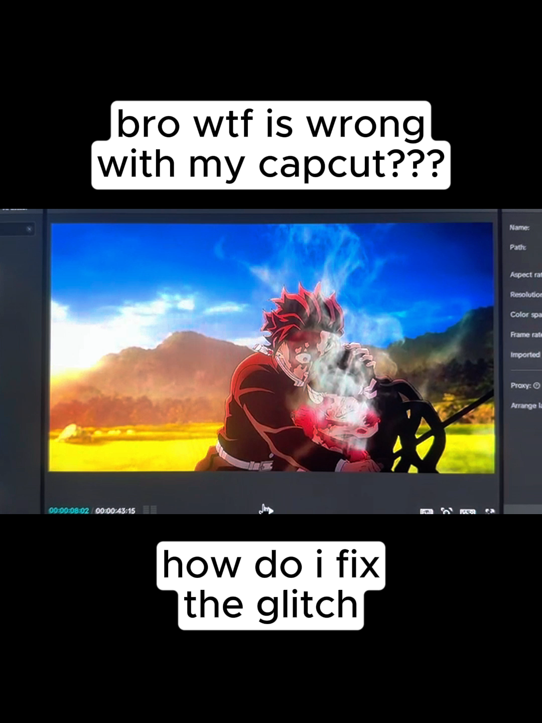 chat how do i fix the glitches? | #edit #fyp #nextizedit #fypシ゚viral #fypage #fypシ #demonslayeredit #kny #demonslayer #tanjiroedit #tanjirokamadoedit #knyedit #demonslayerseason3 #glitches#glitch