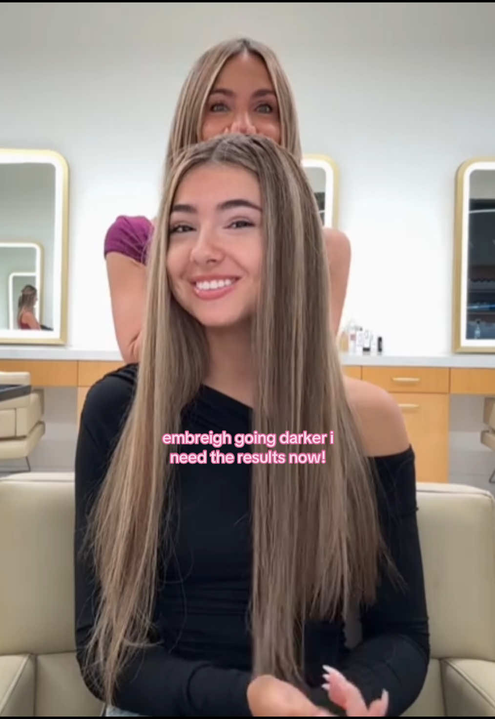 I NEED TO SEE HOW IT TURNS OUT I HOPE SHE DO BOMBSHELL CURLS OMG |  @??? @therealempisle | #fyp #embreighcourtlyn #embreighcourtlynn #brunette #hairby_chrissy 