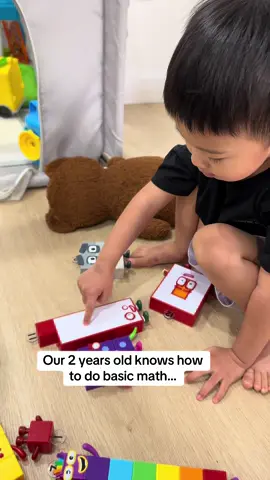 His favorite toy is from @hand2mind 