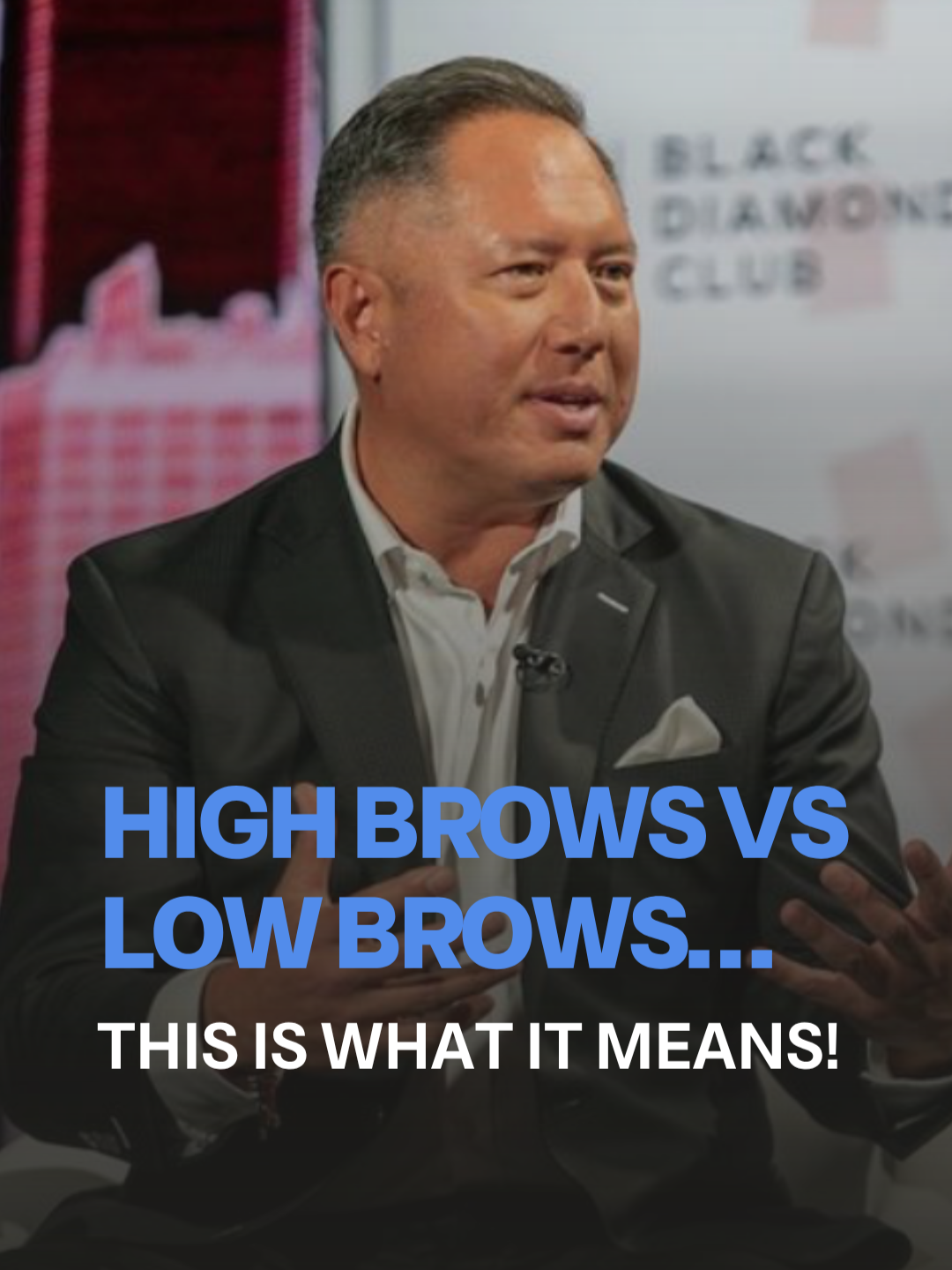 High brows vs low brows… THIS is what it means ⬆️⬇️