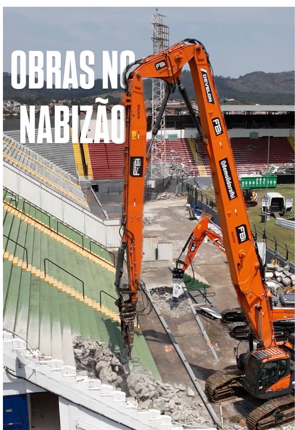 Do alto as obras no Nabizão! 🚁 Em parceria com o canal BP Drones, em breve o torcedor Massa Bruta vai poder acompanhar as atualizações na nossa casa! 🏟️ Fique ligado no nosso canal do YouTube! 👊 #RedBullBragantino #Nabizão 