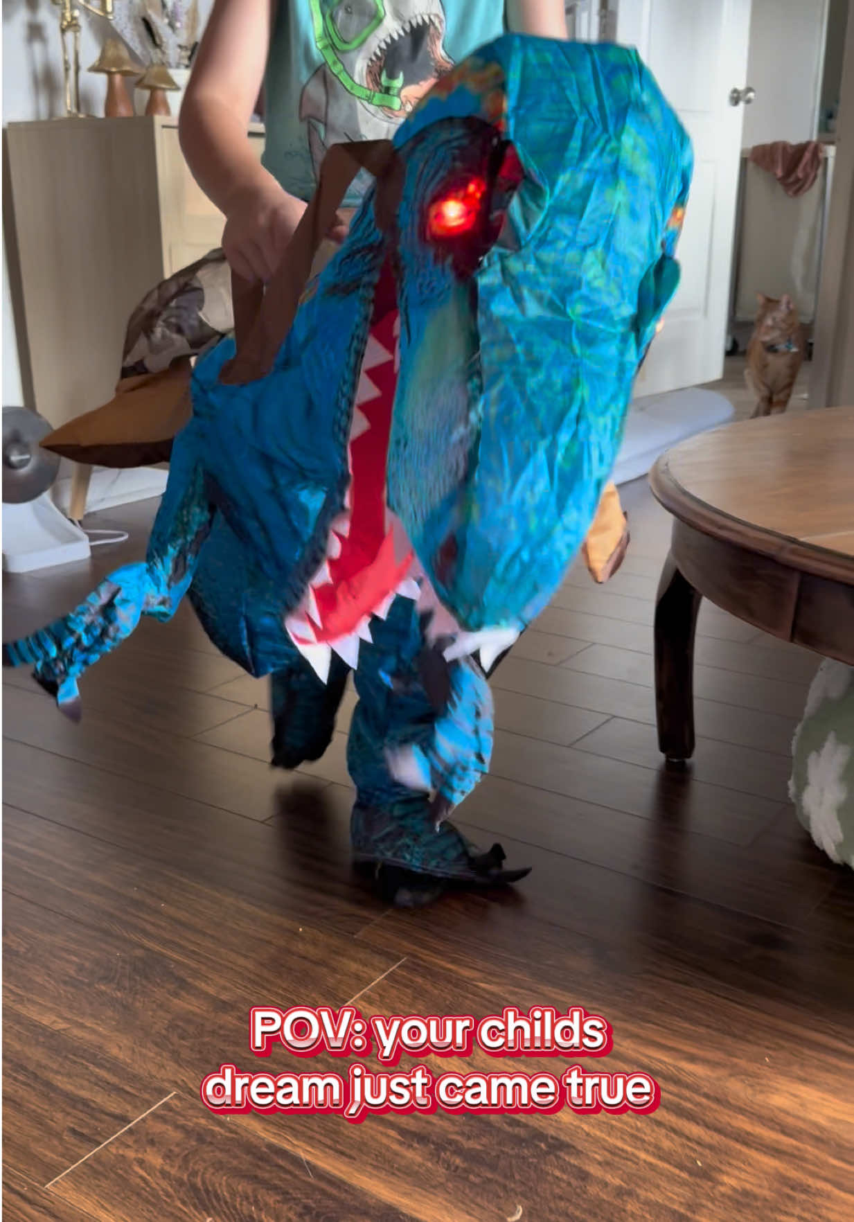The coolest dinosaur costume for kids! #halloween #halloweencostume #kidscostume #dinosaurcostume #tiktokshopfalldealsforyou 