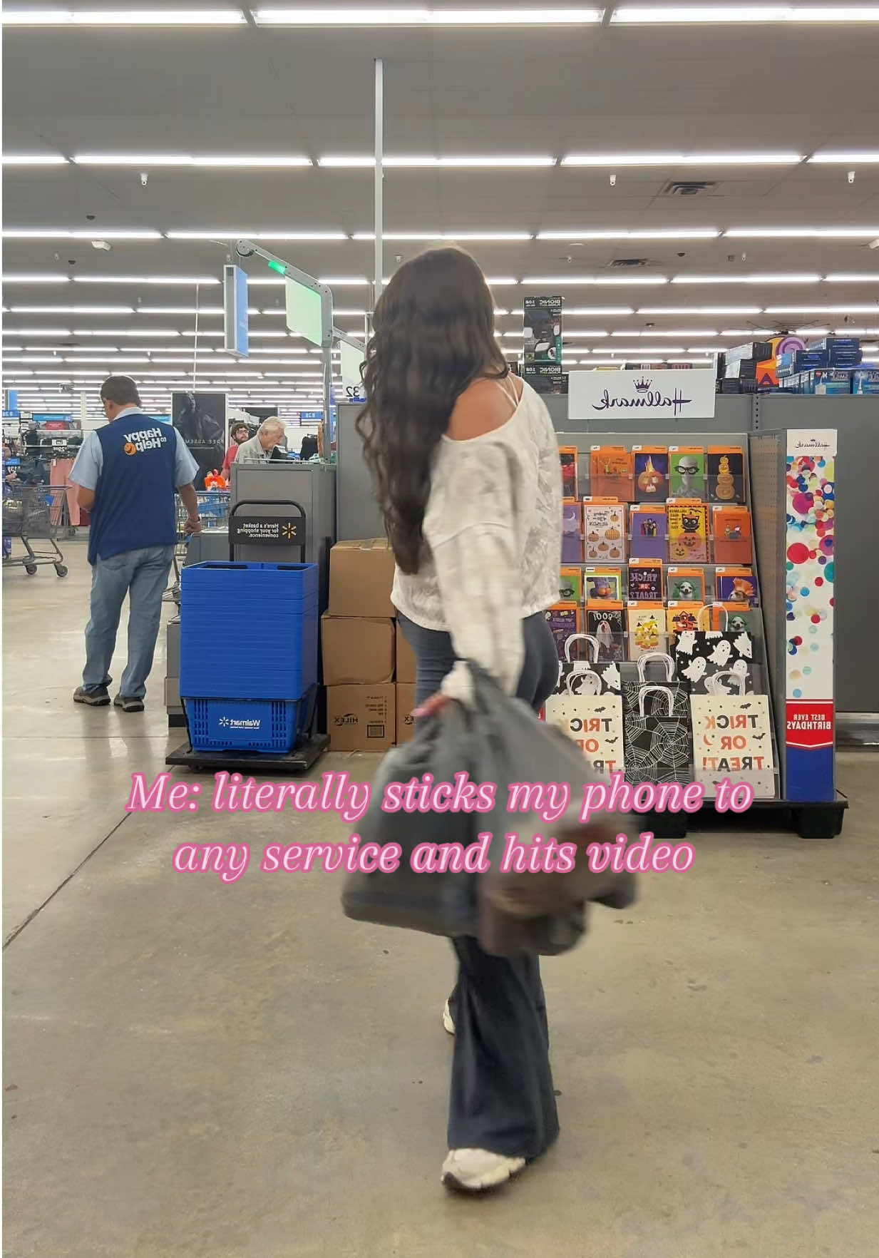 I was trying to pick out what size shirt I wanted in Walmart today and I set my wallet and phone down and then threw a shirt over top of it and totally walked off and didn’t realize it until I got to check out and had no clue where my wallet was.  Needless to say I had an absolute panic attack seconds before this video and yes, I found my wallet and my phone.🩷  ##fyp##viral##relatable##walmart