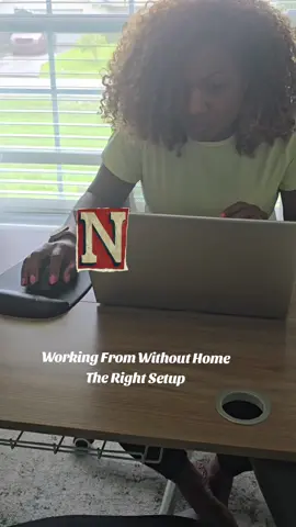 My work from home setup keeps me productive all day 🙌🏾 Standing tall with the Fanchon Electeic Height Adjustable Standing Desk from #Wayfair  plus my #HP EliteBook ans monitors.  #remotework #TikTokLearningCampaign #Tech 