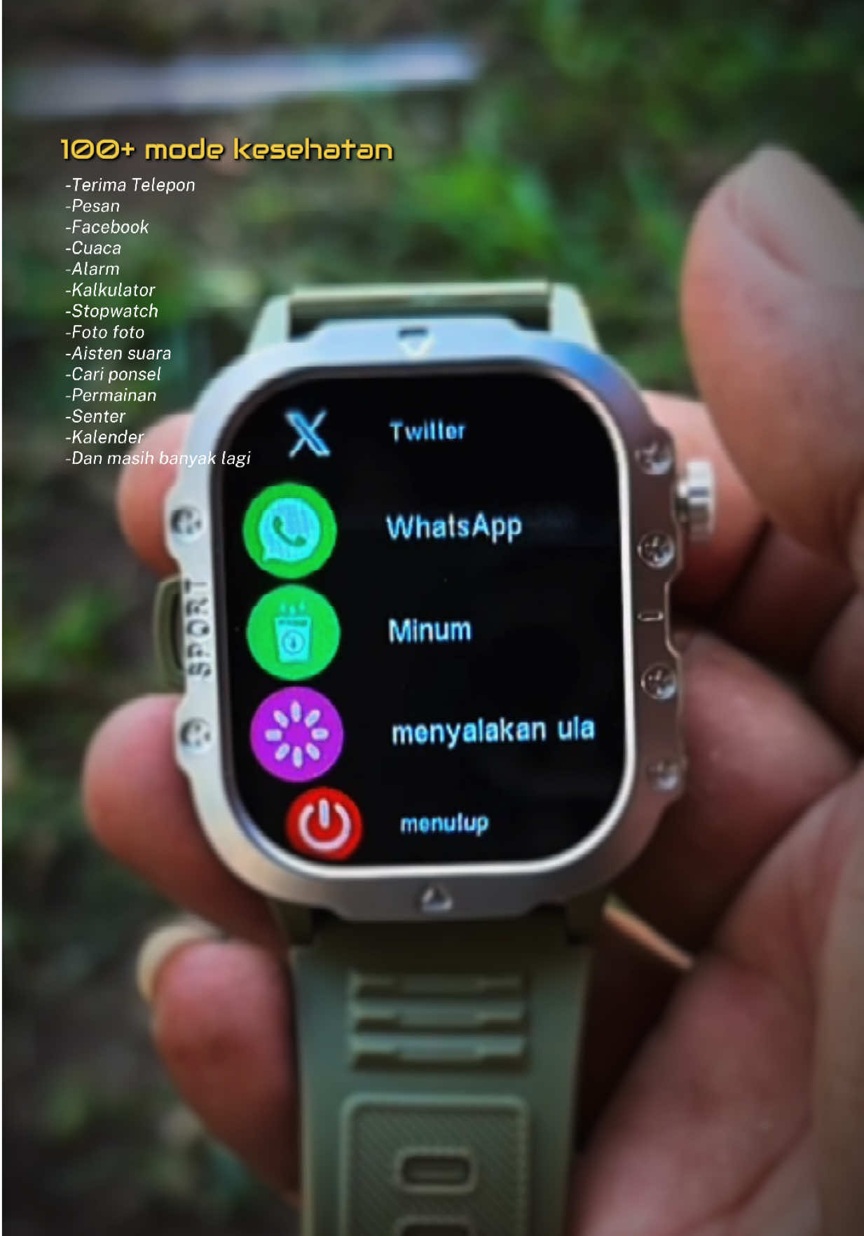Smartwatch sports fitur lengkap,desain elegan dan sudah tahan air #smartwatch #smartwatchmurah #jamtangan 